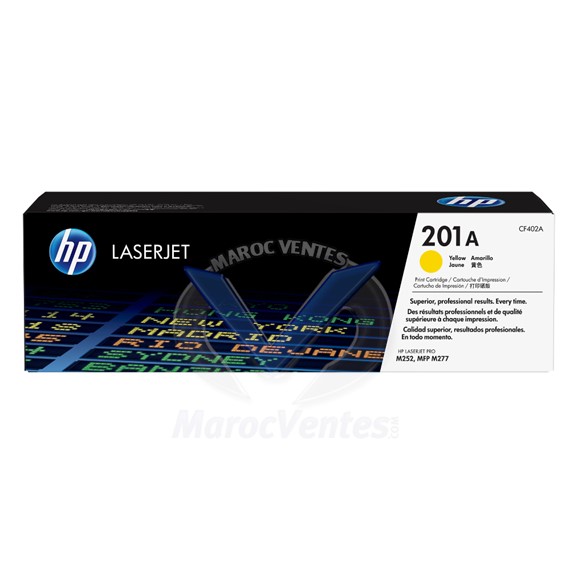 HP 201A Yellow Original LaserJet Toner Cartridge CF402A