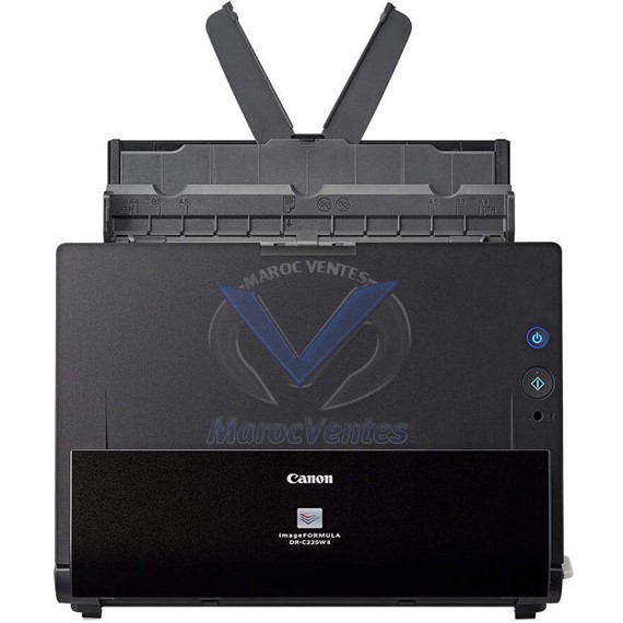 CANON Scanner DR-C225WII Resolution 600 ppp, 25 ppm/50 ipm Ethernet & Wifi, Recto/verso, USB 2.0 3259C003AB