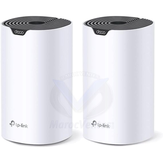 AC1900 Whole Home Mesh Wi-Fi SystemSPEED: 600 Mbps at 2.4 GHz +1300 Mbps at 5 GHzSEPC: 3× Internal Antennas, 3× Gigabit Ports (WAN/LAN auto-sensing)FEATURE: Deco App, Router/AP Mode, IPv6, IPTV, Parental Controls, QoS, MU-MIMO, Beamforming, Alexa Su DECOS