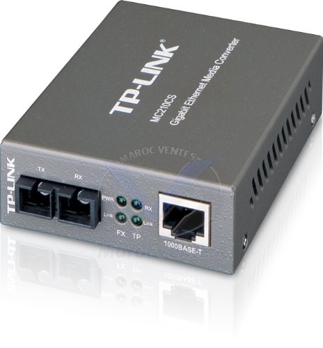 Convertisseur de média Gigabit Ethernet MC210CS