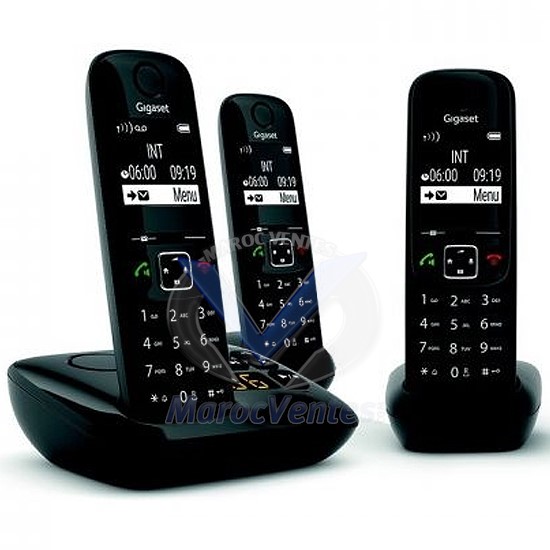 AS690A Téléphone sans Fil DECT Trio Avec Répondeur 4250366854717