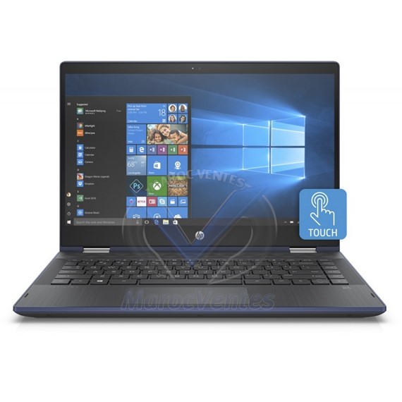 PC Portable  Pavilion x360 14-cd0003nk i5-8250U 8 Go 1 To Ecran multi-tactile 14" Win 10 4CM88EA
