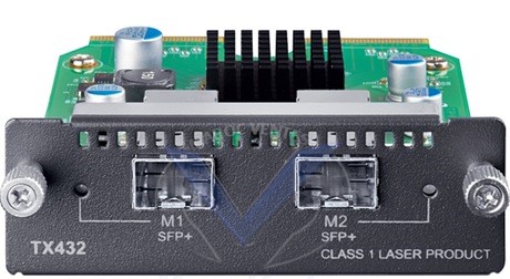 Module 2 port SFP+ 10 Gigabit TX432