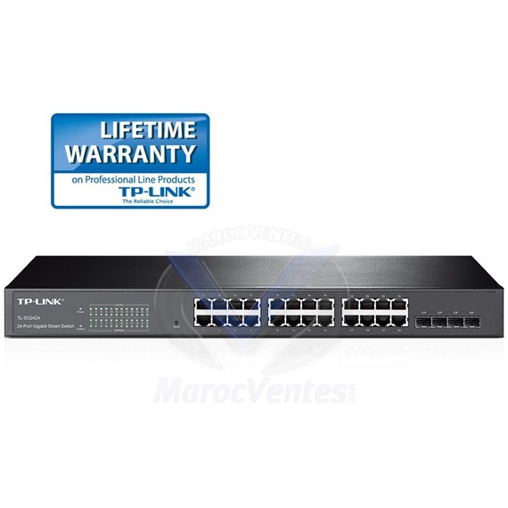 TP-Link 24-Port Gigabit Smart Switch T1600G-28TS(TL-SG2424)