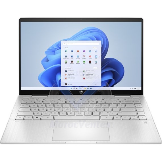 PC Portable Pav x360 i7-1255U 14"Touch (35,6 cm) 16 Go 512 Go SSD Win11H Natural Silver 6E1D2EA