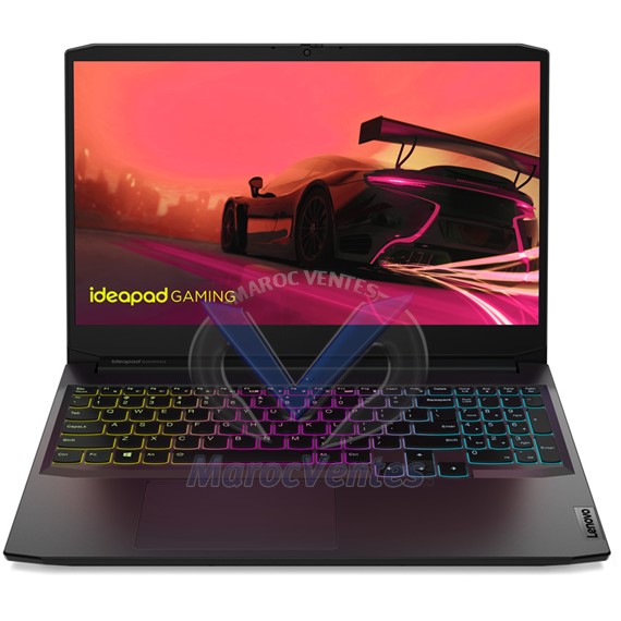 PC Portable Gaming 3 15ACH6 AMD Ryzen 5 5600H 15,6" 8Go 512 Go SSD Win 11 Home SHADOW BLACK 82K200P4FE