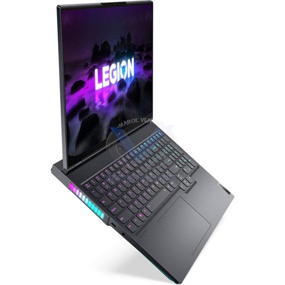 PC Portable Legion7 R9-5900HX 16" WQXGA 165Hz 32Go 1To SSD W11H GREY RTX3080 16GB 82N600P0FE