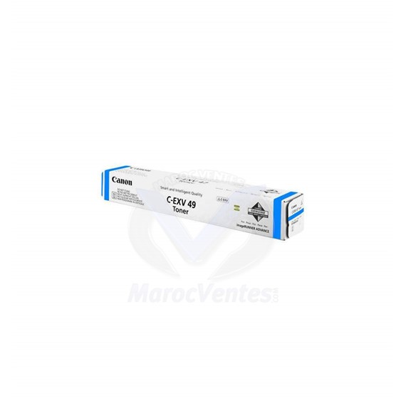 Cartouche de toner laser C-EXV 49 Cyan 19000 pages 8525B002AA
