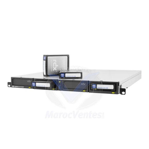 Tandberg RDX QuikStor, Lecteur de disque, RDX, Serial ATA, interne, 5.25", noir - jusqu