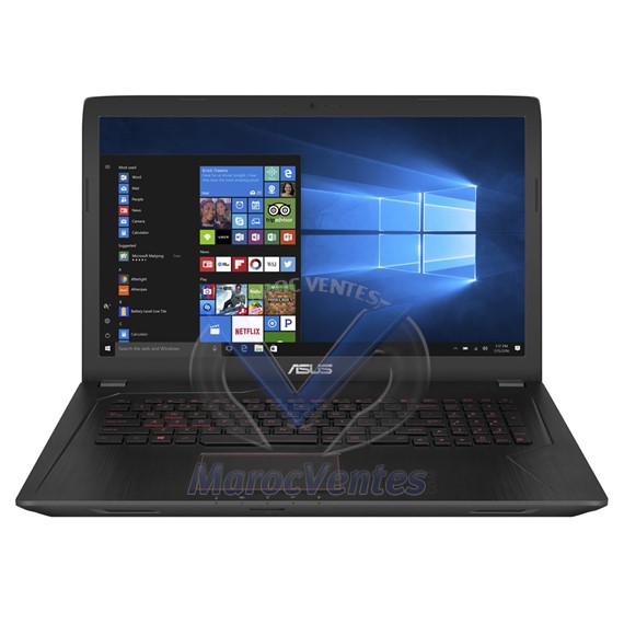 PC Portable FX553VD-DM782T Intel i7-7700HQ 2,8 GHz 12 Go 1 To + 128 Go SSD GeForce GTX 15,6 " Notebook 90NB0DW7-M08730