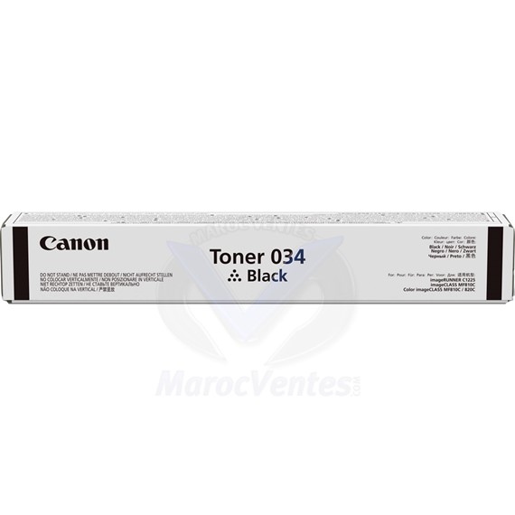Cartouche de toner noir 034 Donne jusqu
