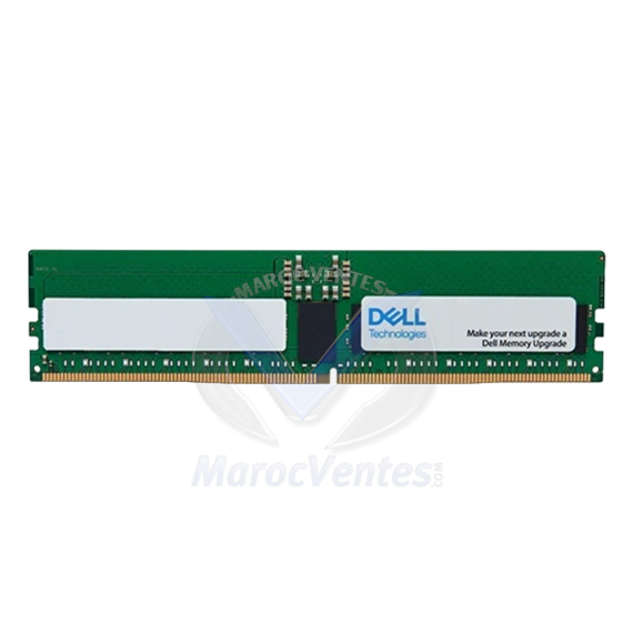 Barrette Mémoire 32 Go 2Rx8 DDR5 RDIMM 5600MT/s (non compatible avec les DIMM 4800 MT/s) R760XS AC830717