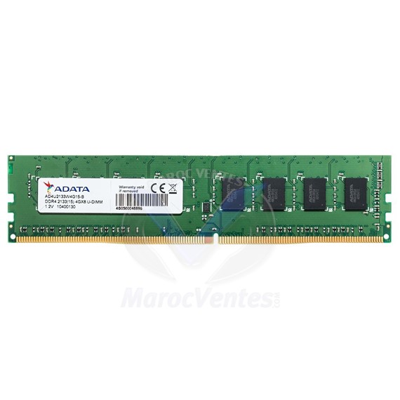 Mémoire RAM Adata DDR4 2133 MHz 4 Go CL15 AD4U2133W4G15