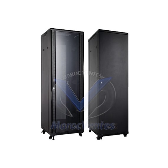 Armoire 37U 600 X 600 avec Etagère et Ventilation Armoire-37U