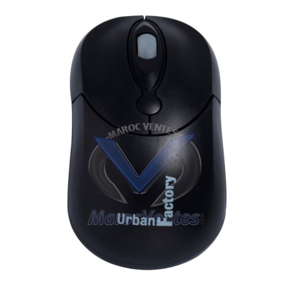 Souris Big Crazy Mouse Noir Boite Blanche BCM01UF