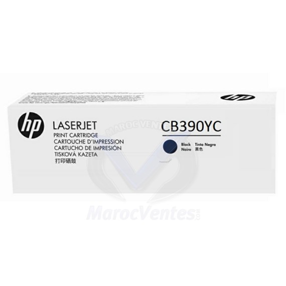 Cartouche de toner LaserJet Extra High Capacity originale noir 23 300 pages CB390YC
