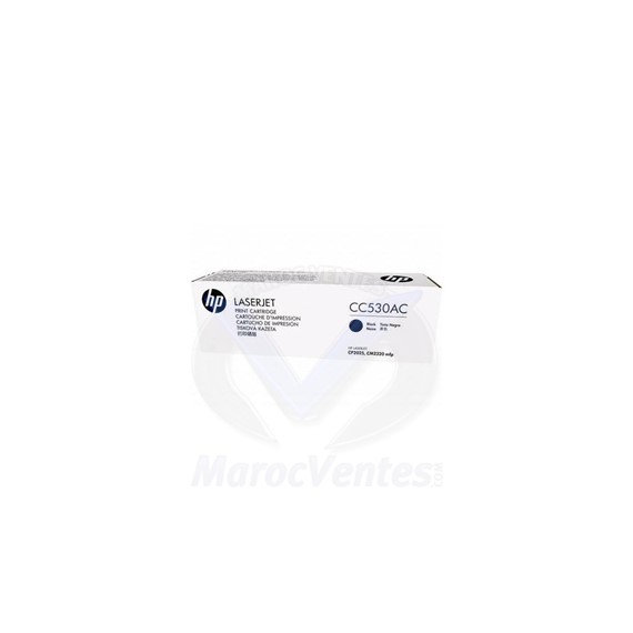 Cartouche de toner 304A LaserJet originale noir 3500 pages CC530AC
