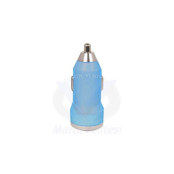 Chargeur Allume Cigare 1USB Blue CCD03UF