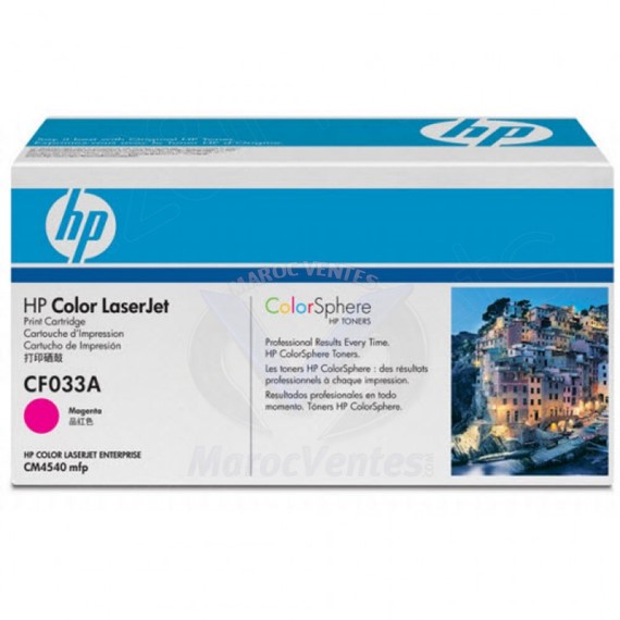 Cartouche de toner magenta LaserJet 646A Jusqu