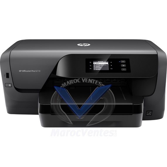 HP OfficeJet Pro 8210 ePrinter PC&Mac 22/18ppm - 4800x1200dpi - Bac de 250F - USB, Eth & Wifi D9L63A