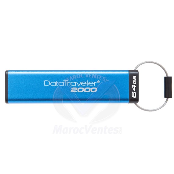 Clé USB Chiffrée DataTraveler 2000 Capacité de stockage de 62 Go DT2000/64GB