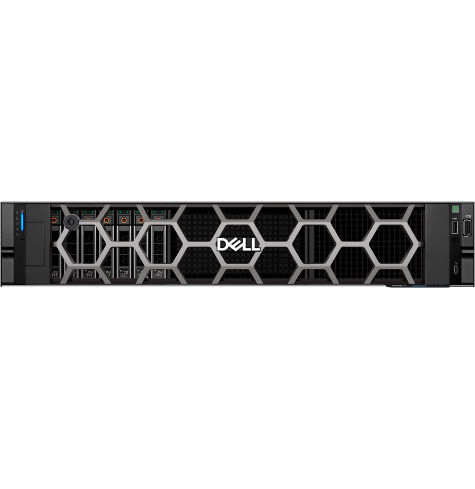 Serveur Rack PowerEdge R760XS,Silver 2x4410Y,2x32GB ,2x960SSD,5720 2x1GB-T,5720 4x1GB-T,2x1100WT,H755 ,ID Entr