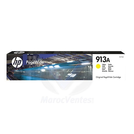 HP 913A Yellow Original PageWide Cartridge F6T79AE