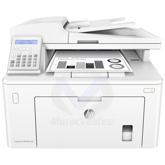 HP LaserJet Pro MFP M227fdn Printer MFP 4en1 Réseau Mono A4 Recto Verso G3Q79A