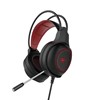 Casque de jeu avec lumière rouge et Double Jack 3.5 mm + connexions USB