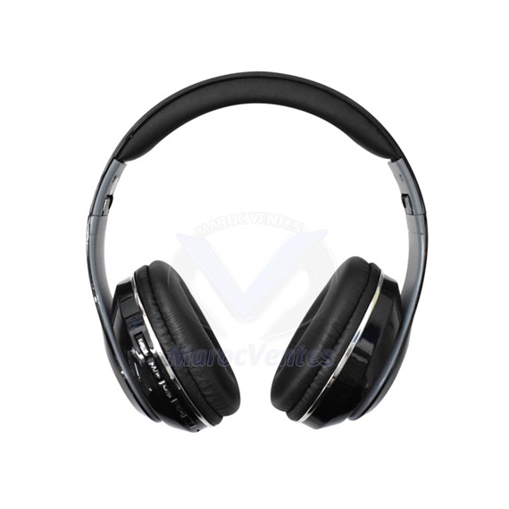 Casque Stéréo Bluetooth FM MP 3 Noir HV-H2561BT