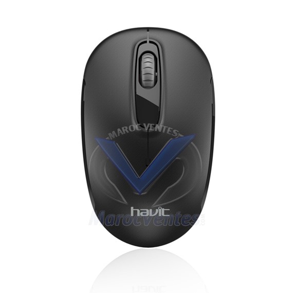 Souris sans fil Optique 1500DPI Noir HV-MS958GT