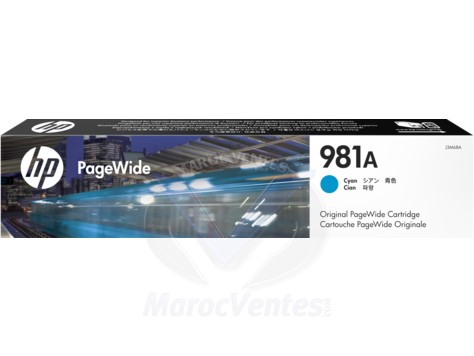 Cartouche 981A Cyan Original PageWide J3M68A