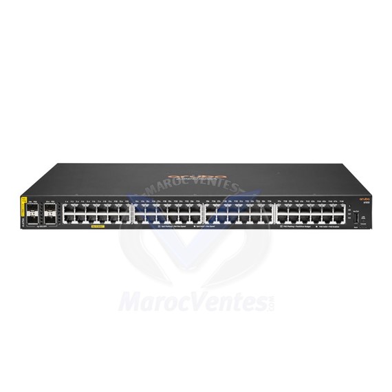Aruba 6100 48G CL4 4SFP+ Switch 52 Ports Géré Montable sur Rack 1U PoE+ JL675A