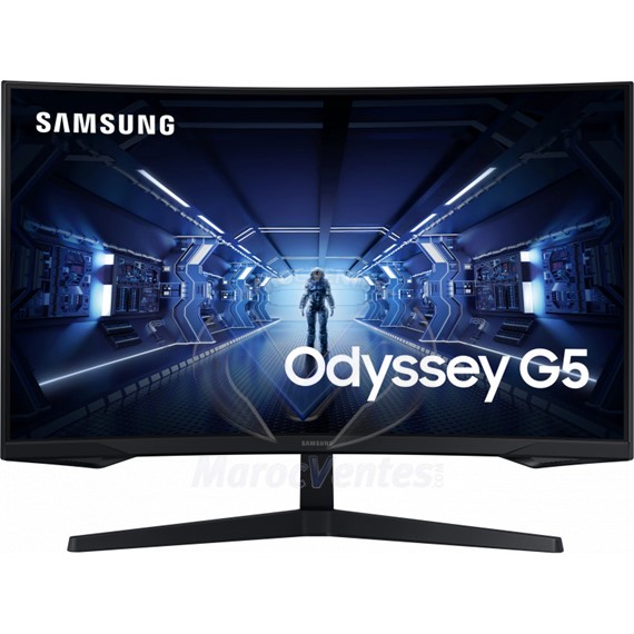 Samsung  moniteur 32 "incurvé Gaming, Ratio21:9,Curvature 1000R / 144hz / Temps de réponse 1ms 12M LC32G55TQWMXZN