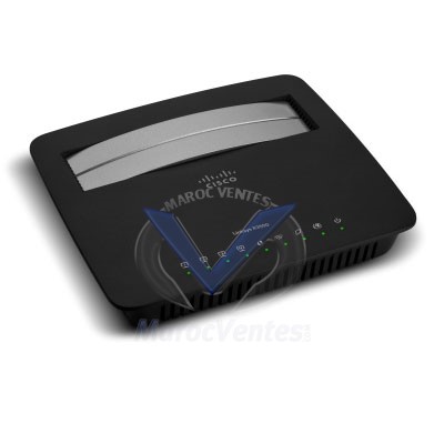 Linksys X3500-EW Modem routeur WiFi N750 double bande 4 ports Gigabit antenne MIMO X3500-EU