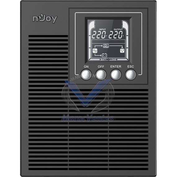 Onduleur en ligne nJoy Echo Pro 1000 - 800 W / 1000 VA - 3 prises NJOY_UPOL-OL100EP-CG