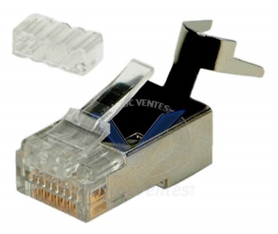 CAT6A UTP/FTP FICHE RESEAU RJ45 CAT6A METAL PLUGCAT6ARJ45