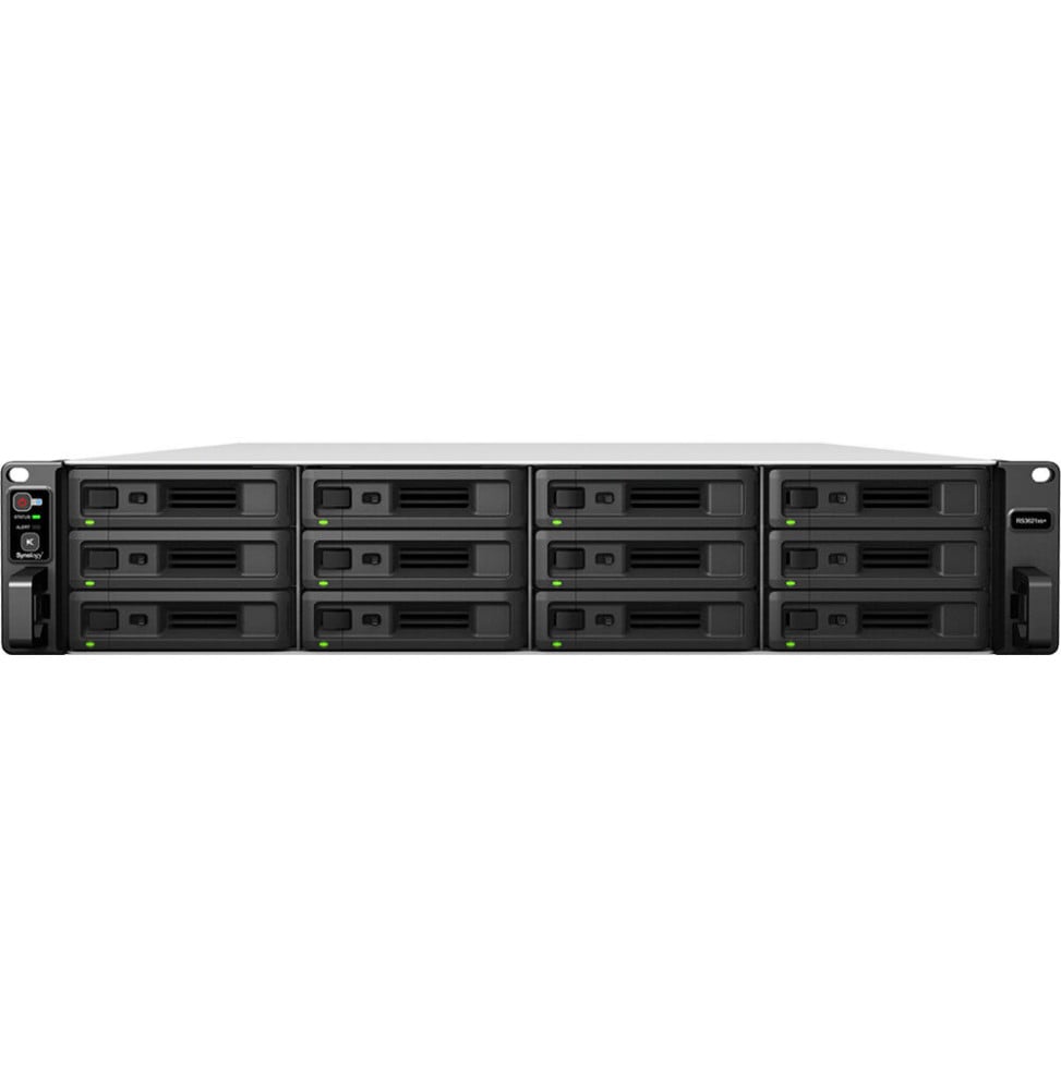 RackStation 12 Baies Xeon D-1541 8 Cœurs 8 Go 4x1 GbE 2x10 GbE 60 Mbit/s RS3621XS+
