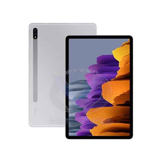 Samsung Tablette tab S7+ 12,4 " Octa Core 8Go 256Go Android 4G 8 Mp 13 Mp silver SM-T975NZSEMWD
