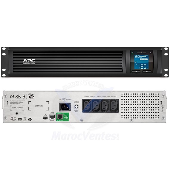 Onduleur Line-interactive APC Easy UPS BVX BVX1200LI - 650 W / 1200 VA - 6  prises C13 prix Maroc