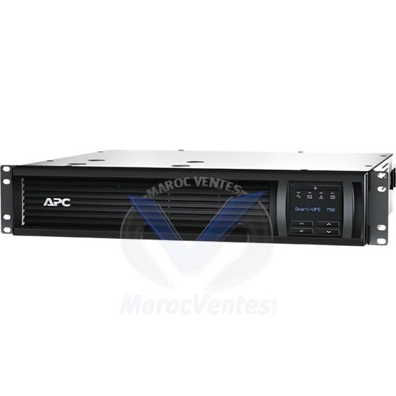 Onduleur Smart-UPS APC 2 200 VA montage en rack/tour 2U écran LCD 230 V avec carte réseau SMT2200RMI2UNC