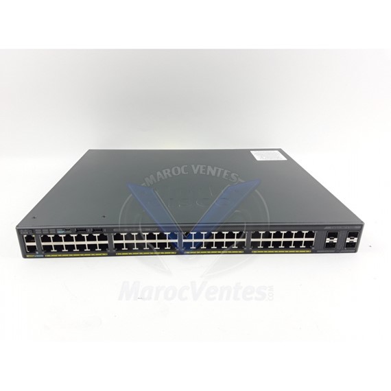 CATALYST2960-X 48GLGE (RECONDITIONNE) 48 Ports  RJ-45 10/100/1000 WS-C2960X-48FPS-L-RF