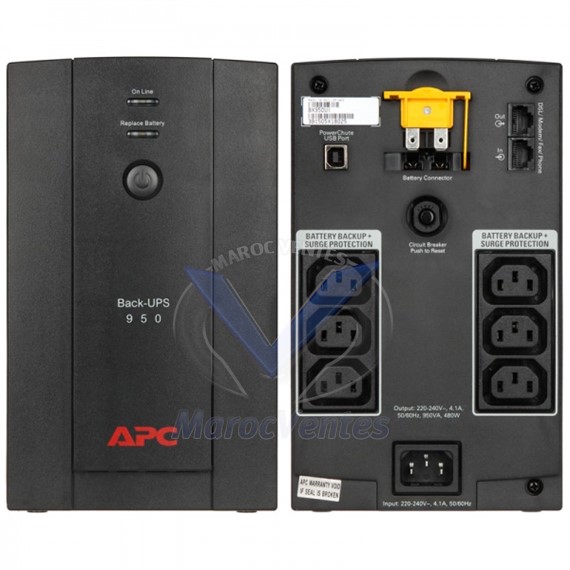 Onduleur Back UPS BX 950VA - Prises IEC BX950UI
