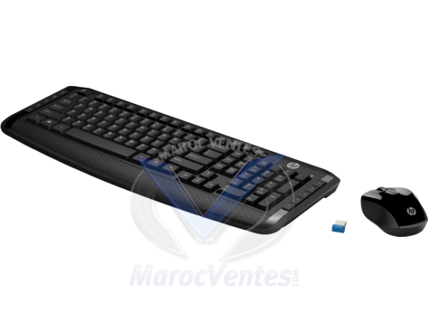 Clavier et souris sans fil HP 300 (AZERTY) 3ML04AA