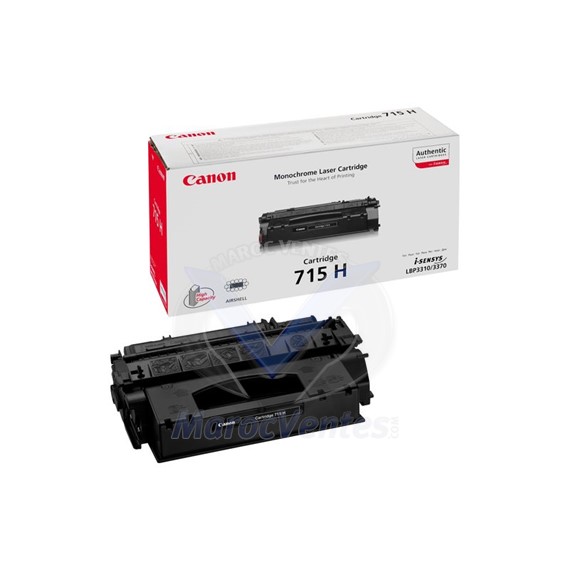 CANON 715H TONER ORIGINAL NOIR  7000 pages 1976B002AA