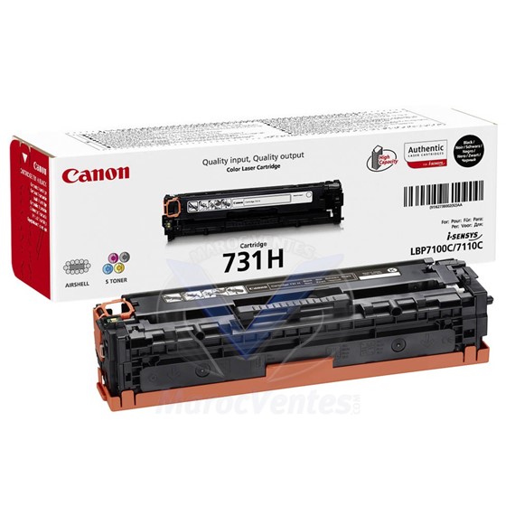 Canon 731H Noir - Toner Canon d