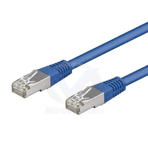 CORDON RJ45 1M CAT 6A S/FTP BLEU CORNING DVCR1MS/FTP