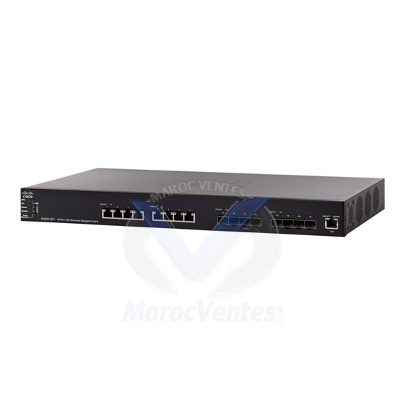 Cisco 550X Series SX550X-16FT - commutateur - 16 ports - Géré - Montable sur rack SX550X-16FT-K9-EU