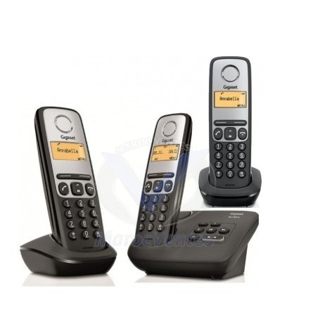 Téléphone Sans fil  Gigaset AL130A Trio Noir A117109