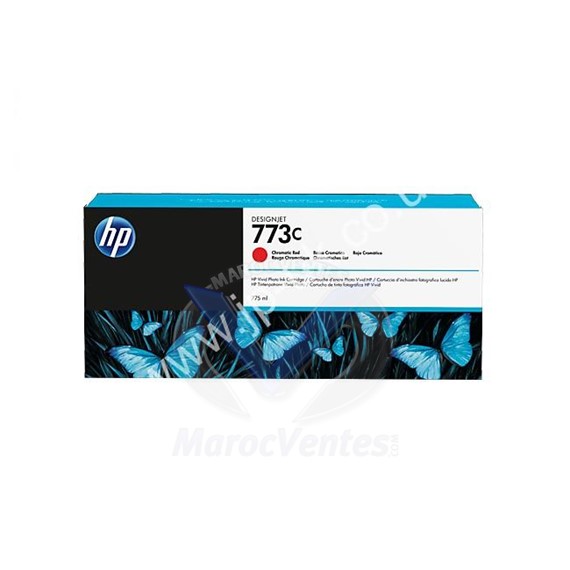 HP 773C 775ml Chromatic Red DesignJet Ink Cartridg C1Q38A